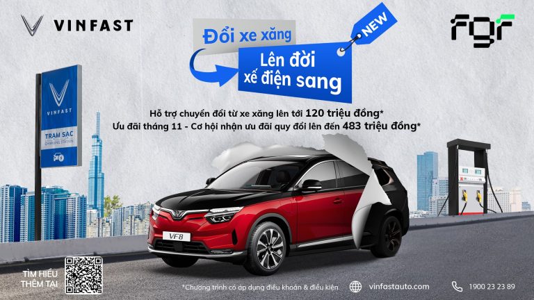 Vinfast thu cũ đổi mới xe xăng sang xe điện